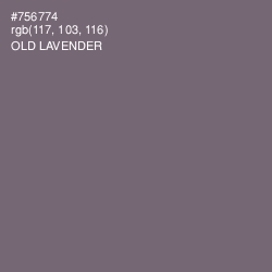 #756774 - Old Lavender Color Image
